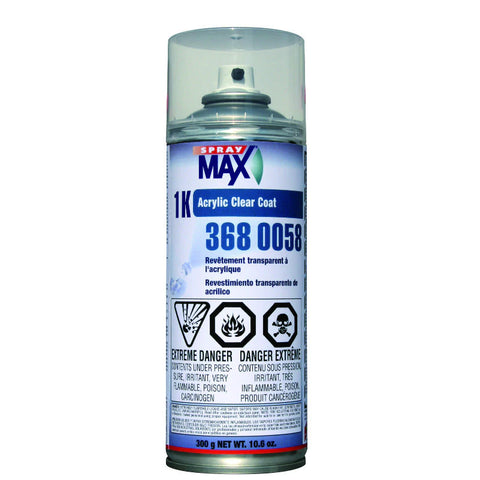 Spray Max 1K Clearcoat USC 3680058 , Aerosol, 10.6-oz