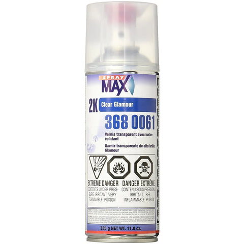 Spray Max 2K Clear Glamour Aerosol Clear Coat , 3680061