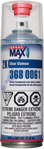 Spray Max 2K High Gloss Aerosol Clear Coat , 3680061